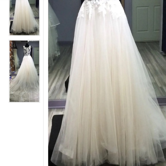 Lia Mia - Style L596 - Size 10 - Champagne/Ivory/Nude - Picture 3 of 3